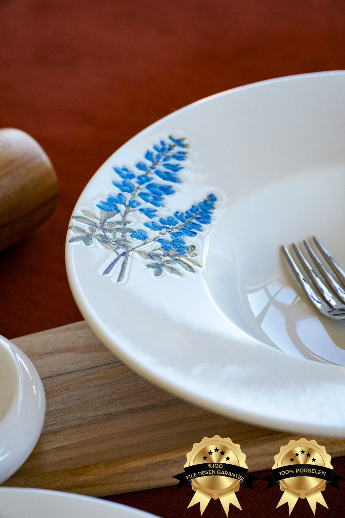 Hazeran 28cm Porselen Makarna Tabağı