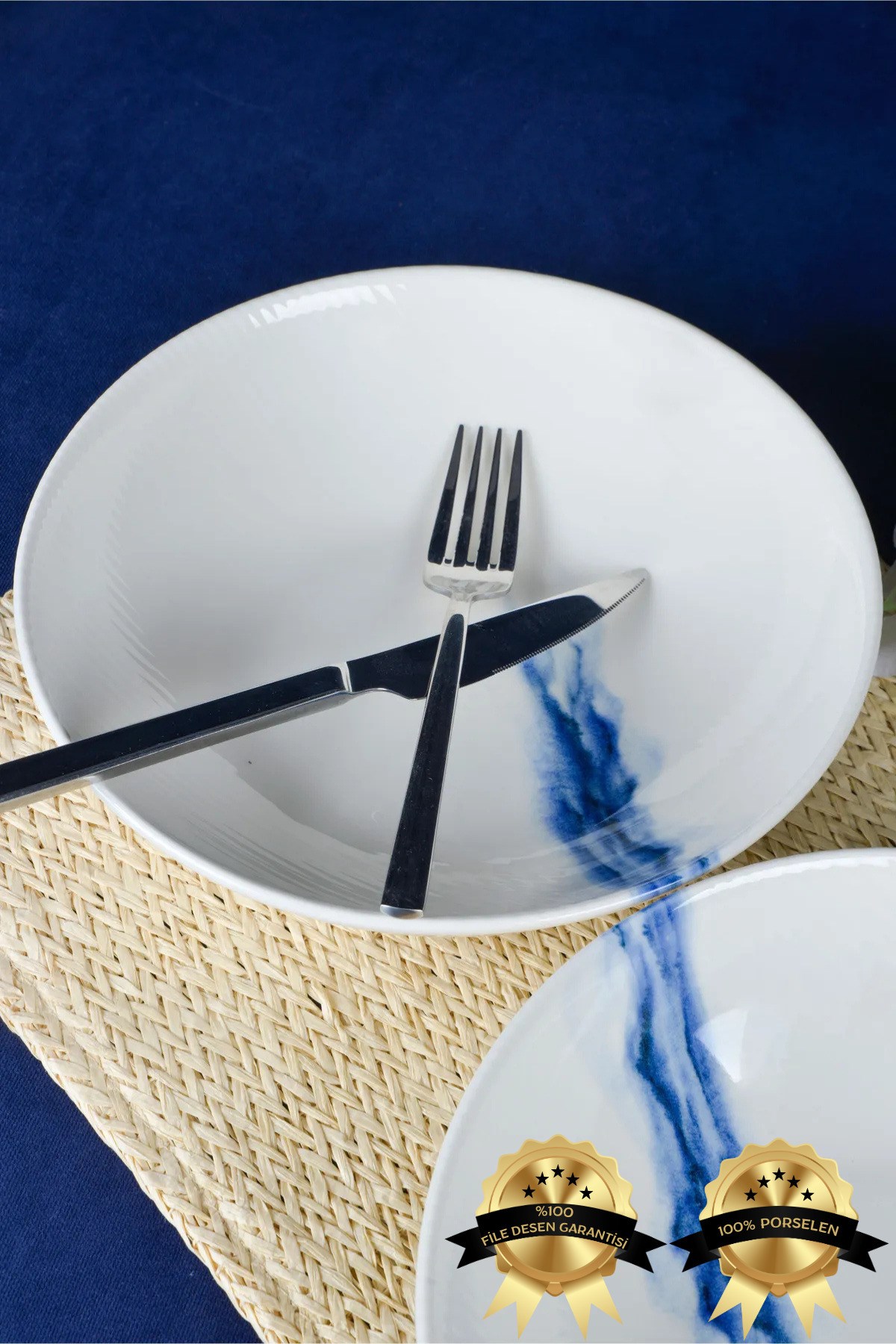 Toros 2'li Porselen Salata Tabağı