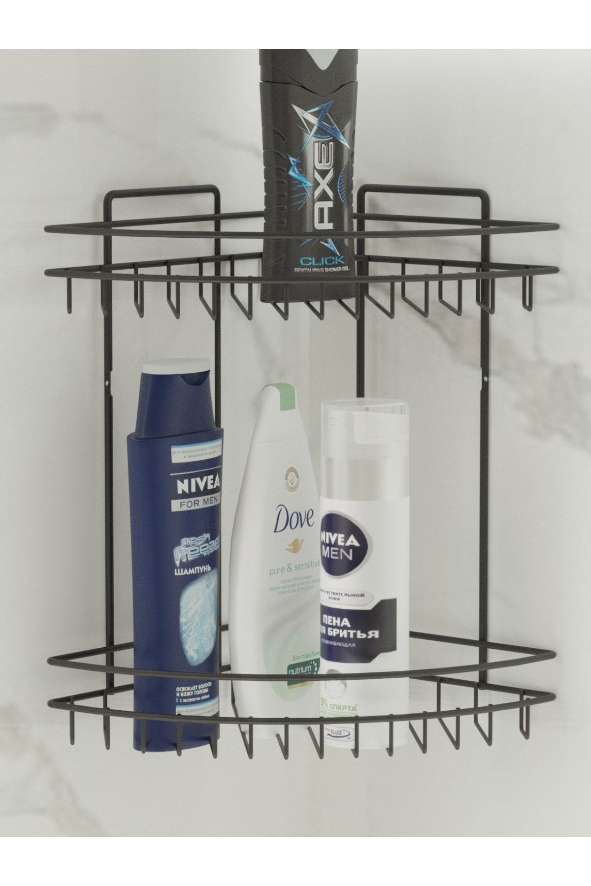 2 Katlı Banyo Rafı Banyo Düzenleyici Banyo Organizer