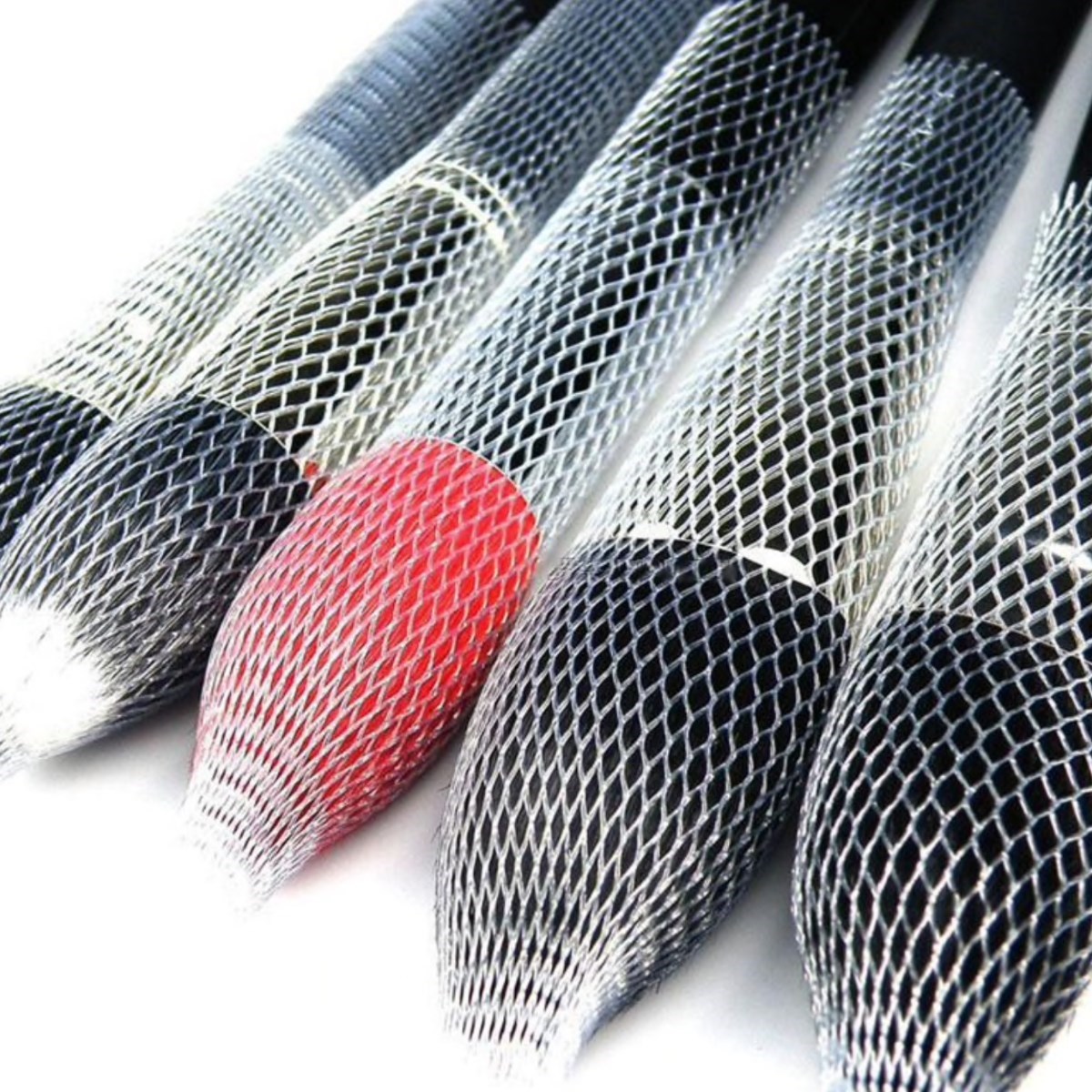 Makyaj Far Allık Kontür Eyeliner Fırça Malzemeleri Ürünleri Koruyucu File Kapak Örgü Kılıf S — Veyo — görsel 4