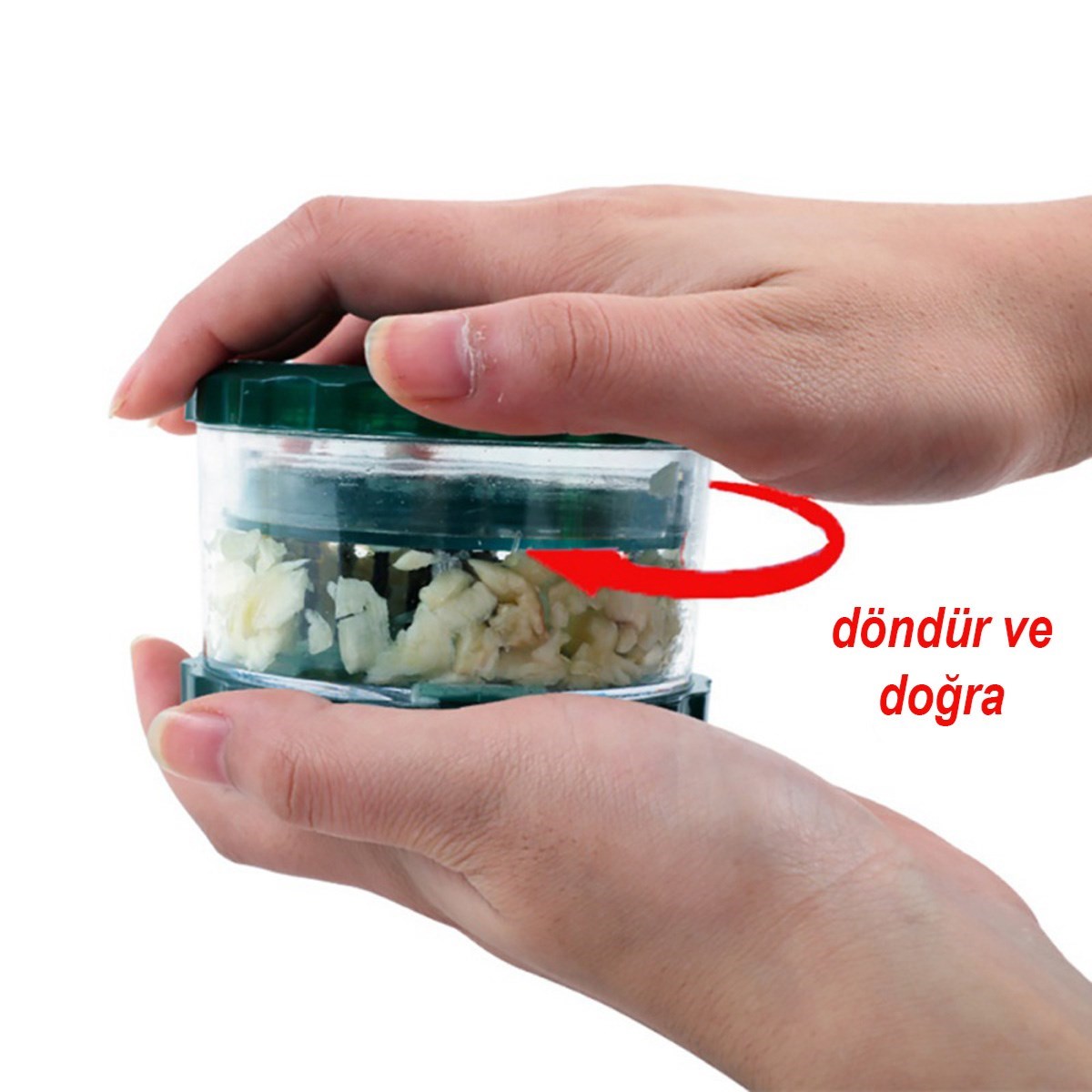 Pratik Sarımsak Ezme Doğrama Rendeleme Öğütme Aleti Aparatı — Veyo — görsel 7