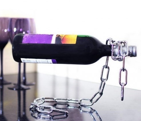 Sihirli İlüzyon Zincir Uçan Şişe Eşya Tutucu Aparat Chain Holder — Veyo — görsel 5