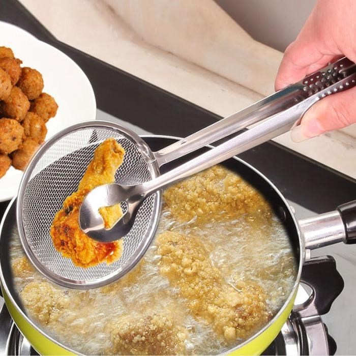 BUFFER® Çok Amaçlı Süzgeçli Paslanmaz Metal Haşlama Ve Kızartma Maşası — Atasan — görsel 6