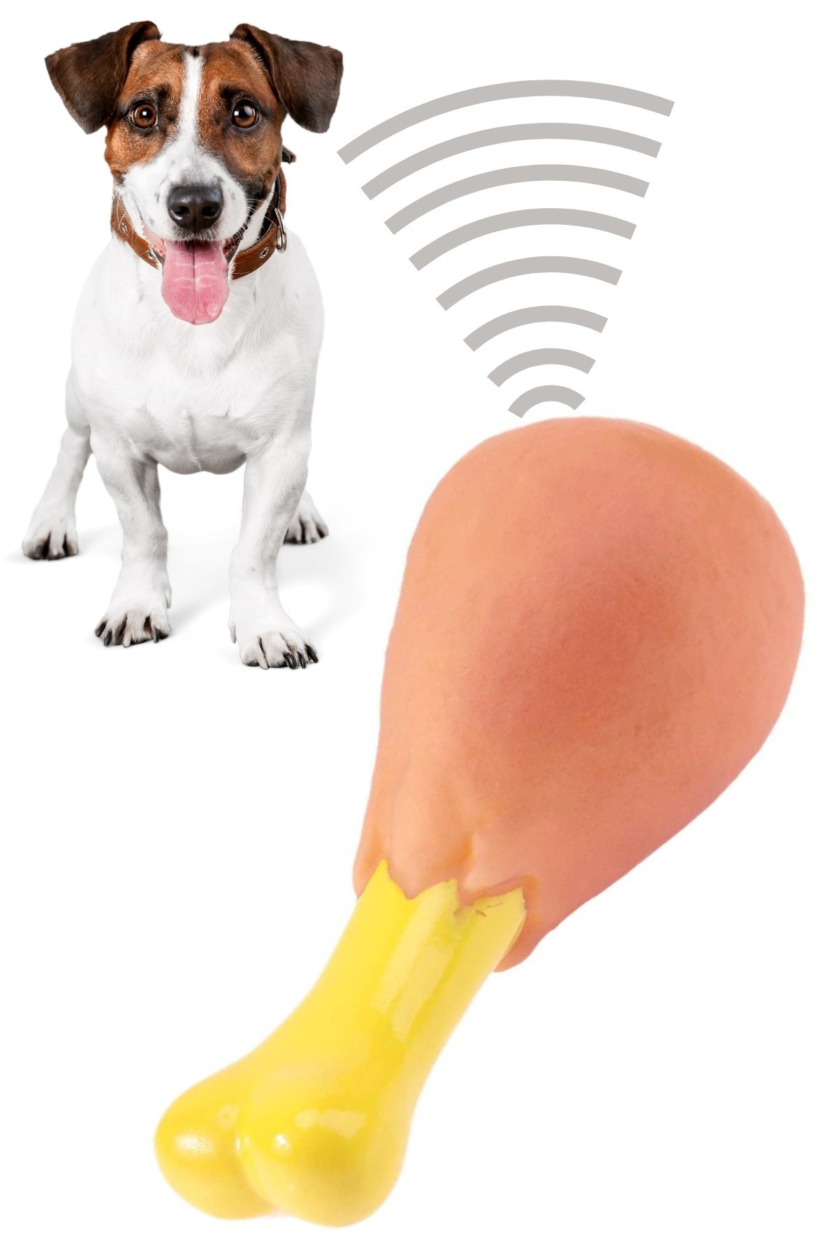 Köpekler İçin Oyuncak Tavuk Budu — Veyo — görsel 8