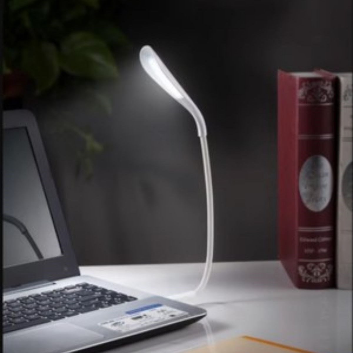 USB Girişli 14 Ledli 3 Kademeli Dokunmatik Masa/Kitap Okuma Lambası Ledi Beyaz — Veyo — görsel 4