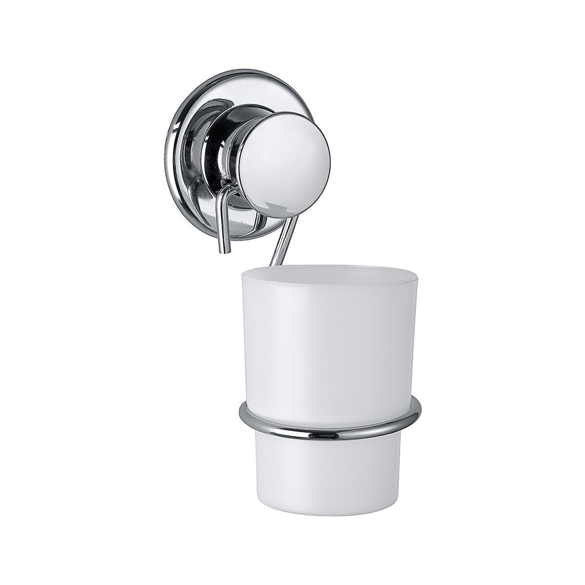 Diş Fırçası Tutacağı Paslanmaz Metal Bardaklı Dekoratif Duvara Monte Banyo Fırçalığı