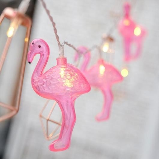 10lu Pilli Led Flamingo Dekoratif Işık Zinciri Aydınlatma 1,5 Mt — Veyo — görsel 4