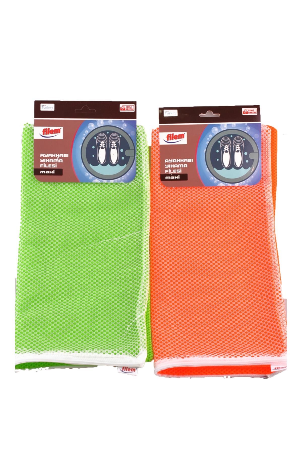 Çamaşır Makinesi İçinde Ayakkabı Terlik Yıkama Filesi Fermuarlı — Veyo — görsel 2