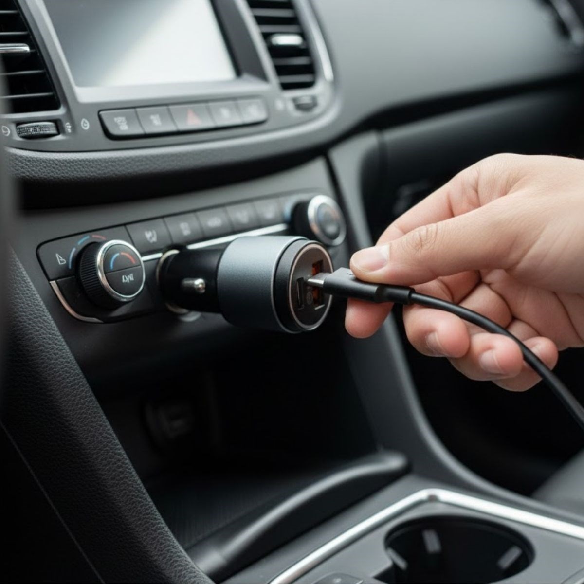 Araç İçi Çakmaklığa TakılanType-C ve USB Girişli 2 Portlu Hızlı Şarj Adaptörü — Veyo — görsel 5