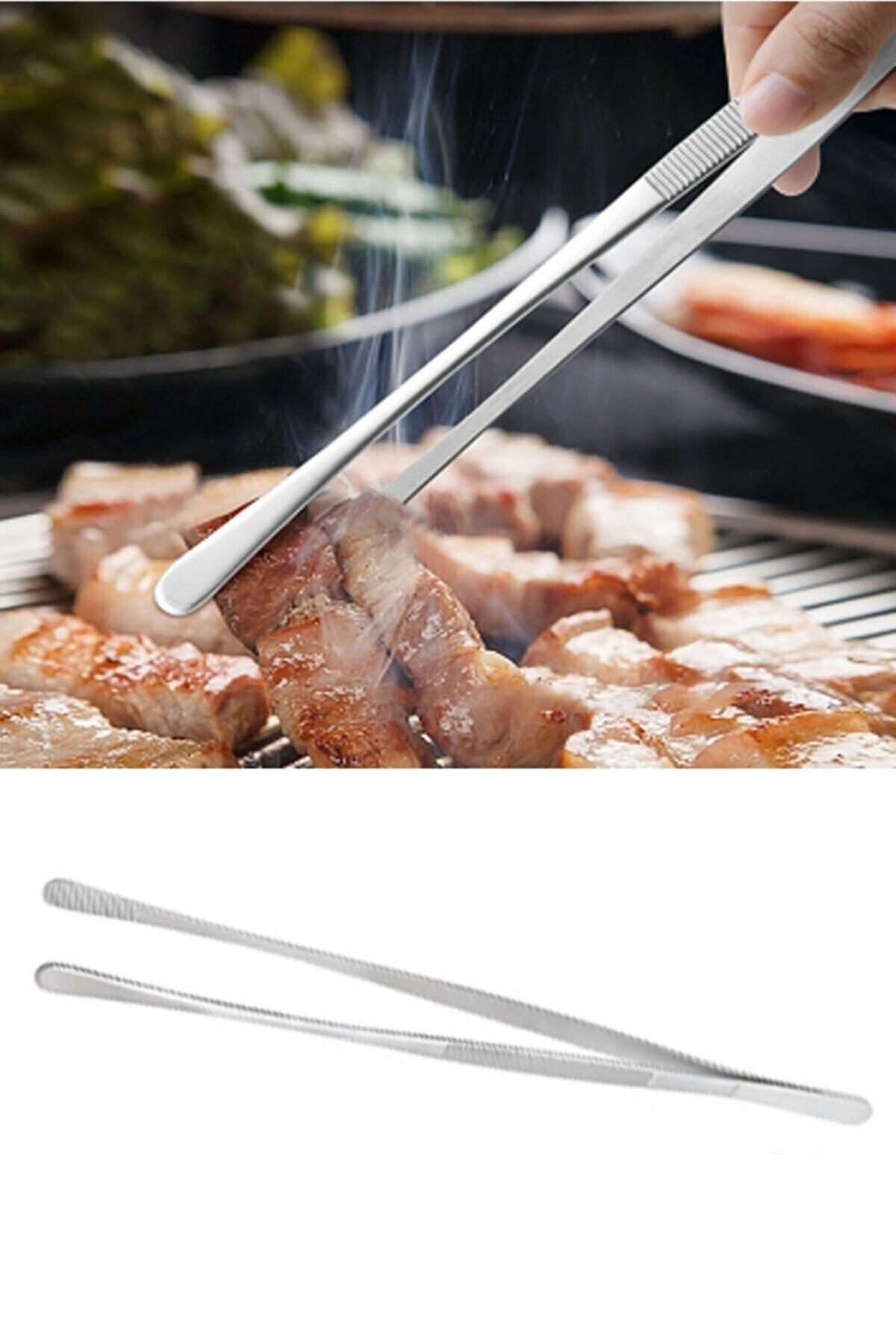 Yiyecek Servis Maşası Air Fryer Master Chef Şef Cımbızı Et Kızartma Barbekü Aleti 30 Cm — Veyo — görsel 6