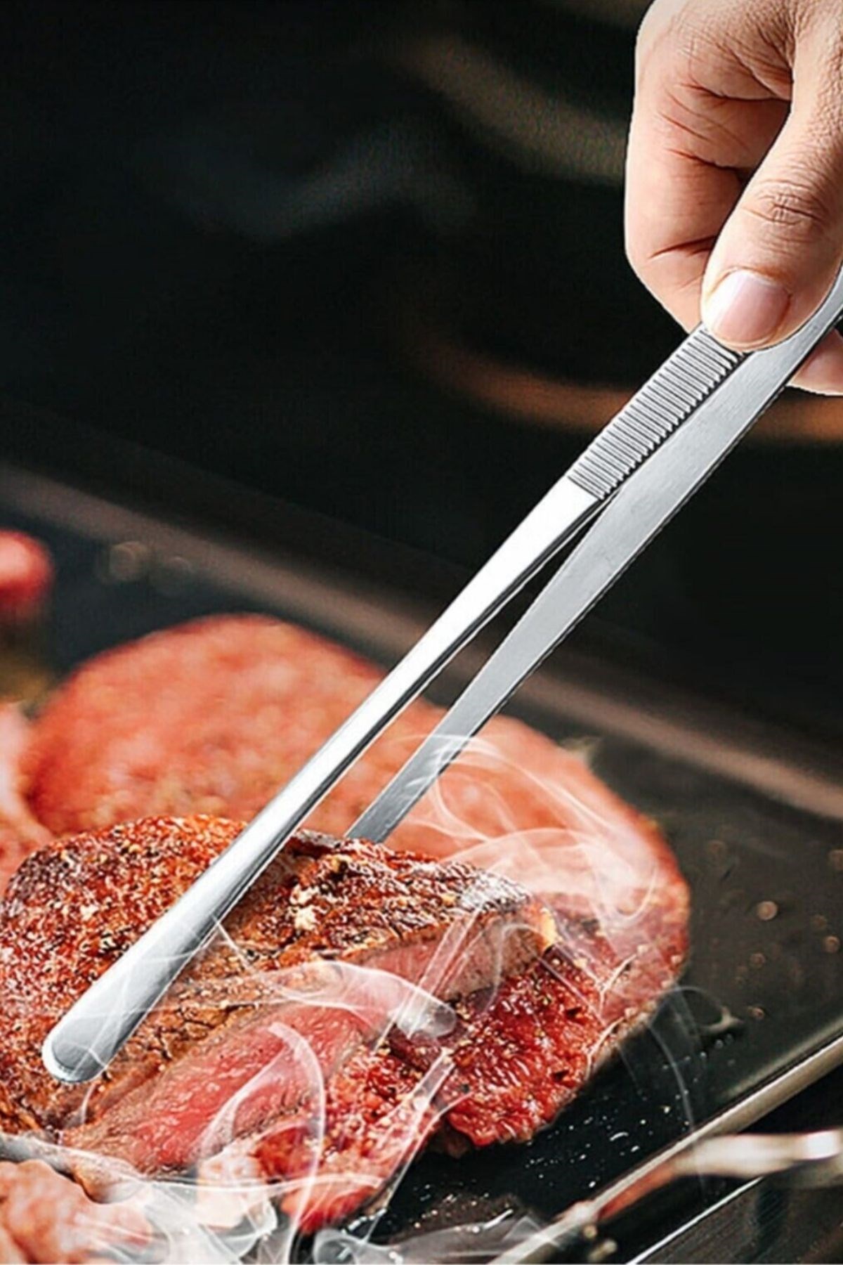 Yiyecek Servis Maşası Air Fryer Master Chef Şef Cımbızı Et Kızartma Barbekü Aleti 30 Cm — Veyo — görsel 8