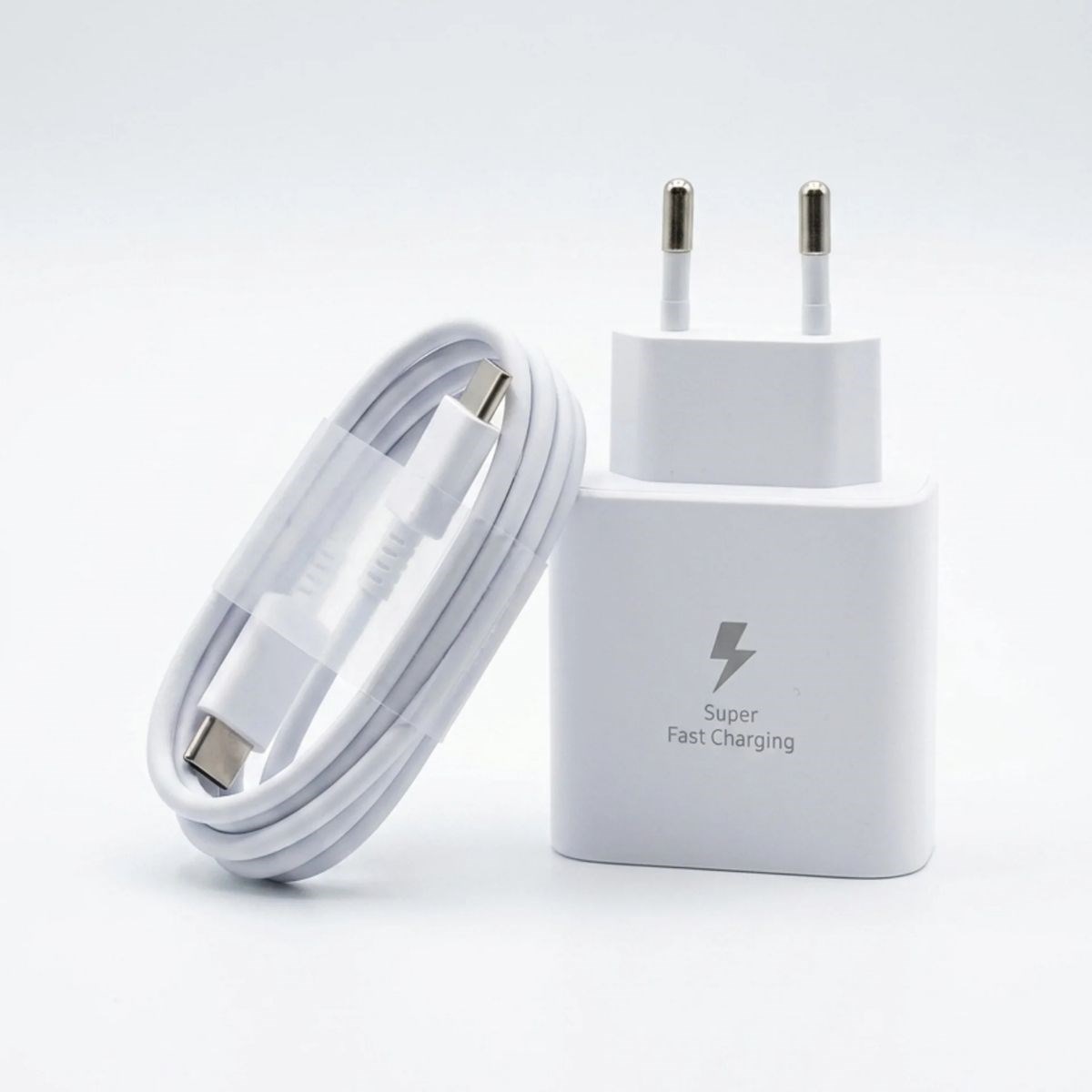 45W Süper Hızlı Şarj Adaptörü USB-C PD 3.0 PPS Fast Charger + 5A Type-C to Type-C Kablo — Veyo — görsel 4