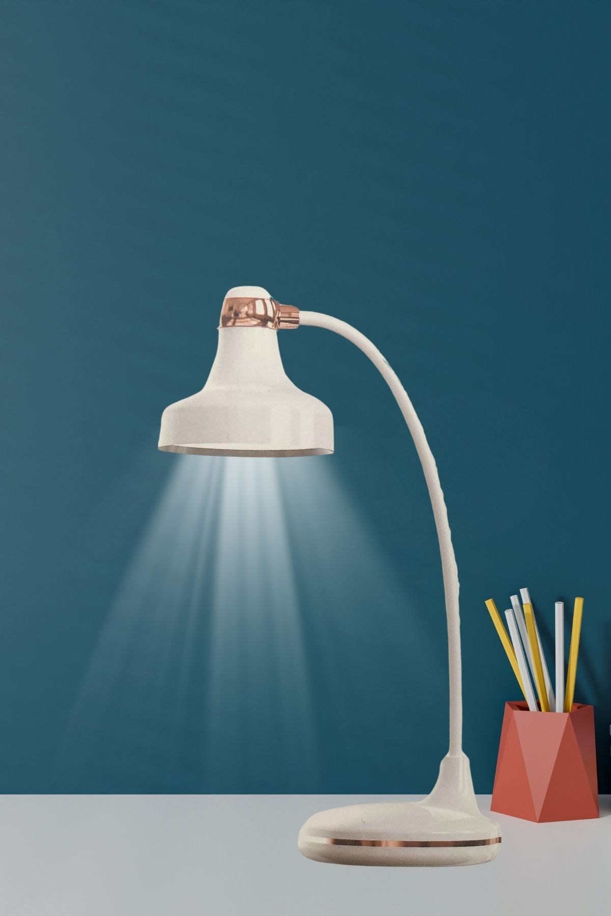 Dokunmatik 3 Farklı LED Işıklı Çalışma Masası Üstü Lamba — Veyo — görsel 7