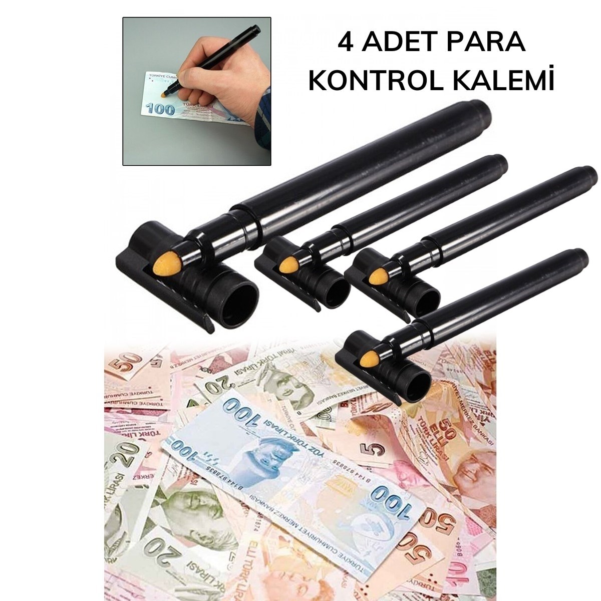 Sahte Taklit Para Anlama Tespit Etme Kalemi Kontrol Cihazı — Veyo — görsel 8