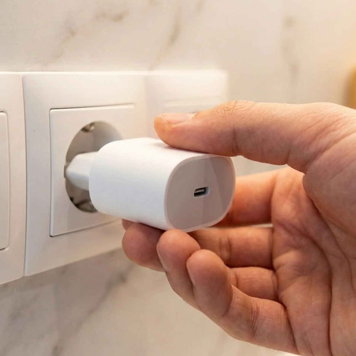 20W USB-C Hızlı Şarj Adaptörü – Power Delivery (PD) Destekli Güç Adaptörü, Güvenli Şarj Başlığı — Veyo — görsel 3