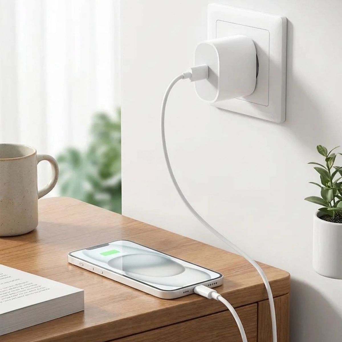 20W Hızlı Şarj Adaptörü USB-C to Lightning Kablolu – PD Destekli Süper Hızlı Şarj Cihazı — Veyo — görsel 2