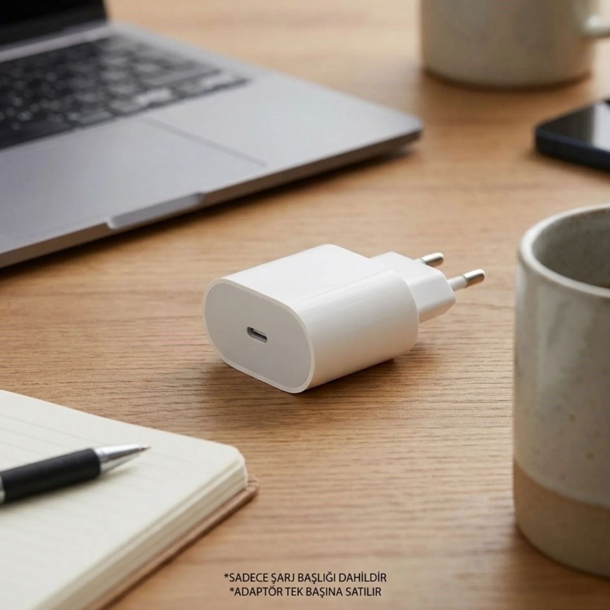 20W USB-C Hızlı Şarj Adaptörü – Power Delivery (PD) Destekli Güç Adaptörü, Güvenli Şarj Başlığı — Veyo — görsel 4