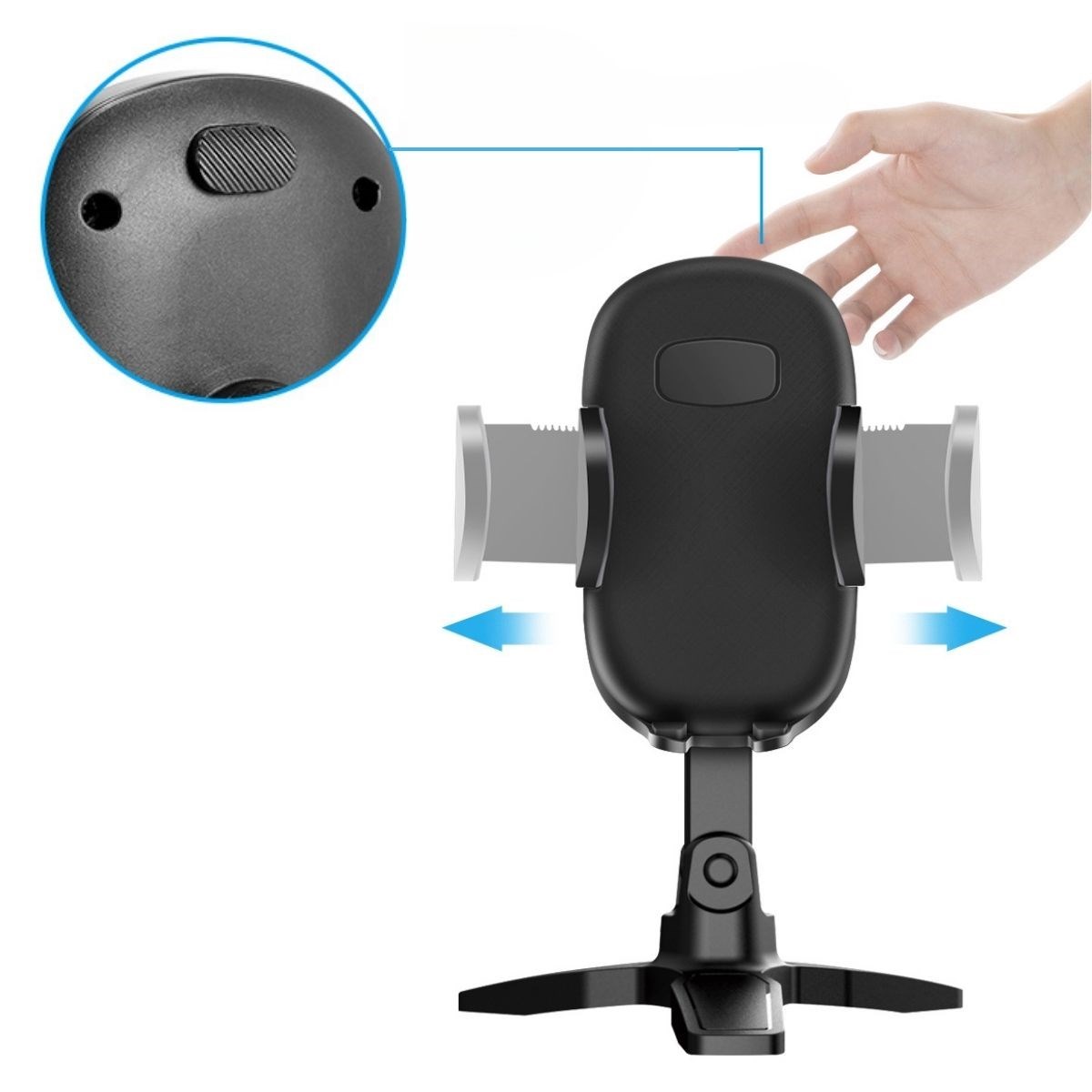 Masaüstü Telefon Standı 360 Derece Dönebilen Başlıklı Ayaklı Telefon Tripodu — Veyo — görsel 4