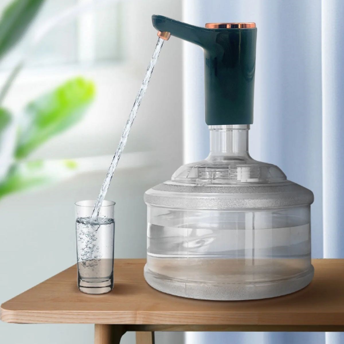Otomatik Damacana Pompası Aparatı Retro Tasarım Pilli Kolay Kullanım Dayanıklı Plastik Pratik