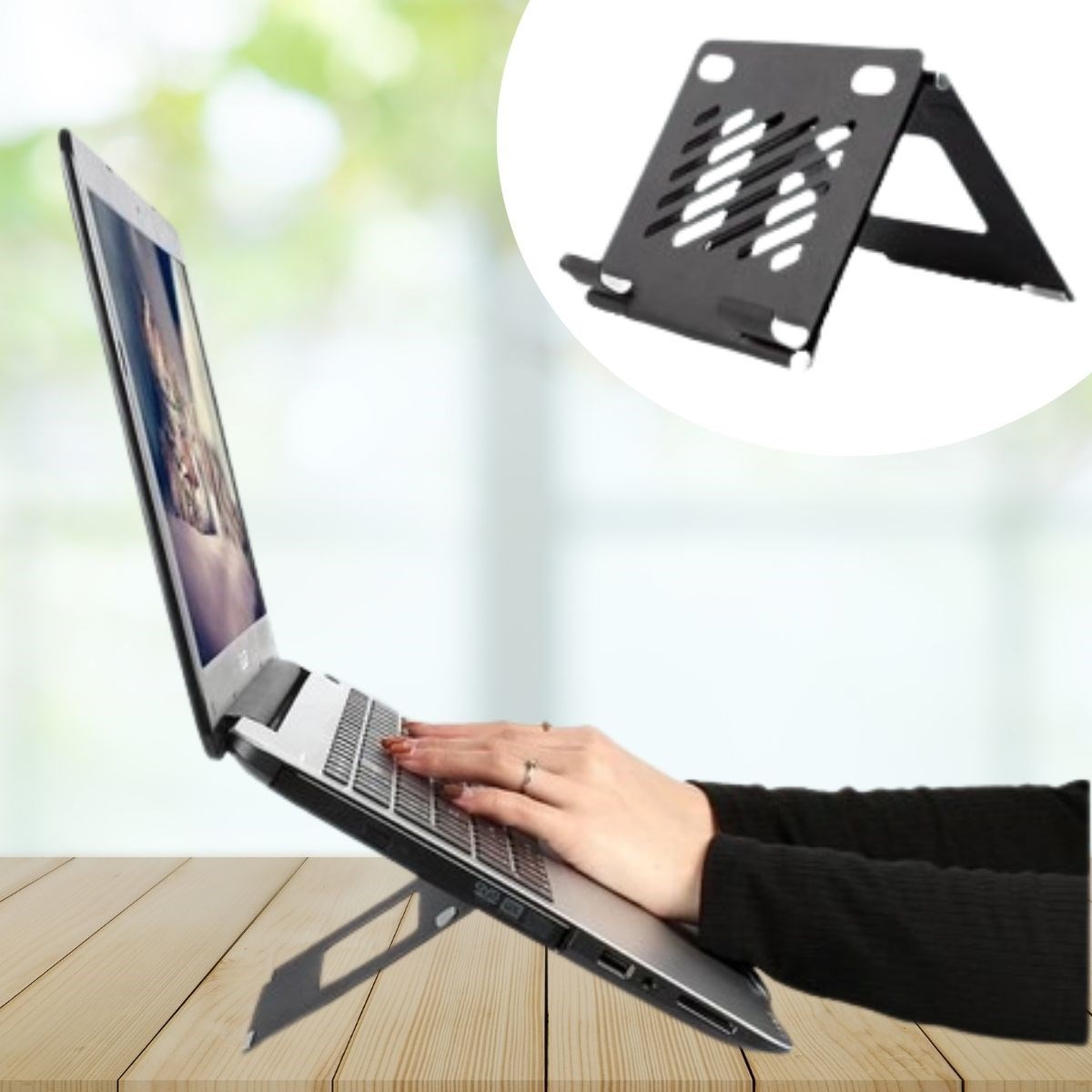 Buffer® Ayarlanabilir Metal Dizüstü Destek Tabanı Katlanabilir ...