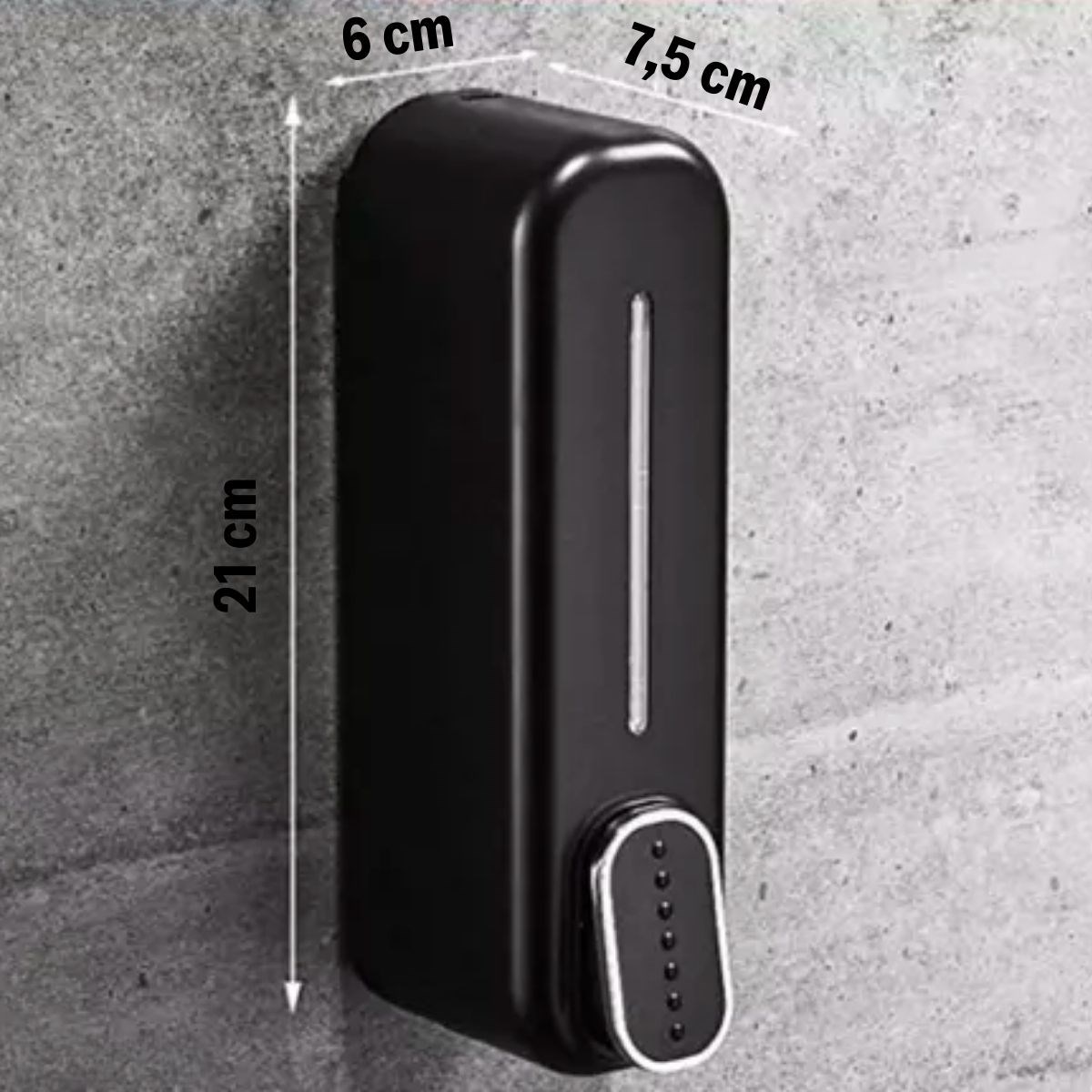 Siyah Duvara Monte Sıvı Sabunluk Dispenser 300 ml — Veyo — görsel 5