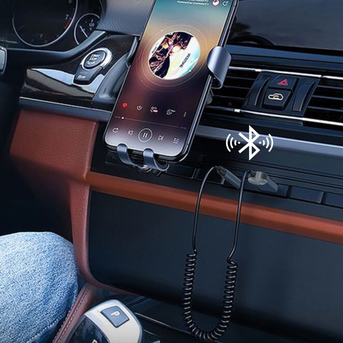 Araba için Bluetooth Aux Alıcısı Wireless Araç Kiti — Veyo — görsel 2