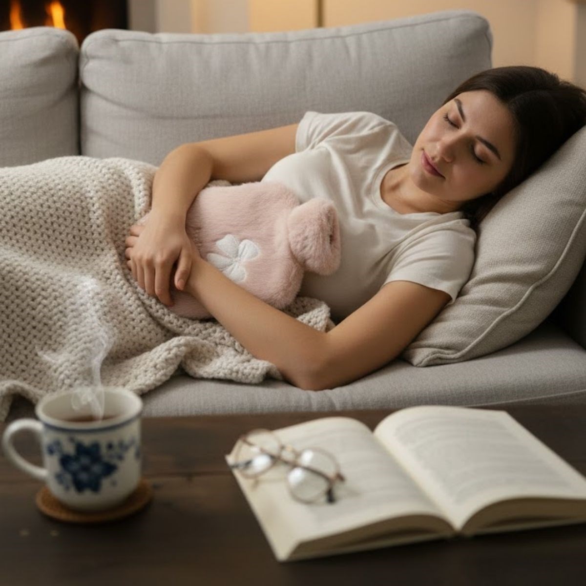Hello Everyone Yazılı Kurdeleli Pembe Peluş Sıcak Su Torbası 1 Lt – Yumuşak Kılıf, Uzun Süre Sıcak Tutan Termal Su Torbası — Veyo — görsel 4