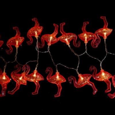 10lu Pilli Led Flamingo Dekoratif Işık Zinciri Aydınlatma 1,5 Mt — Veyo — görsel 5