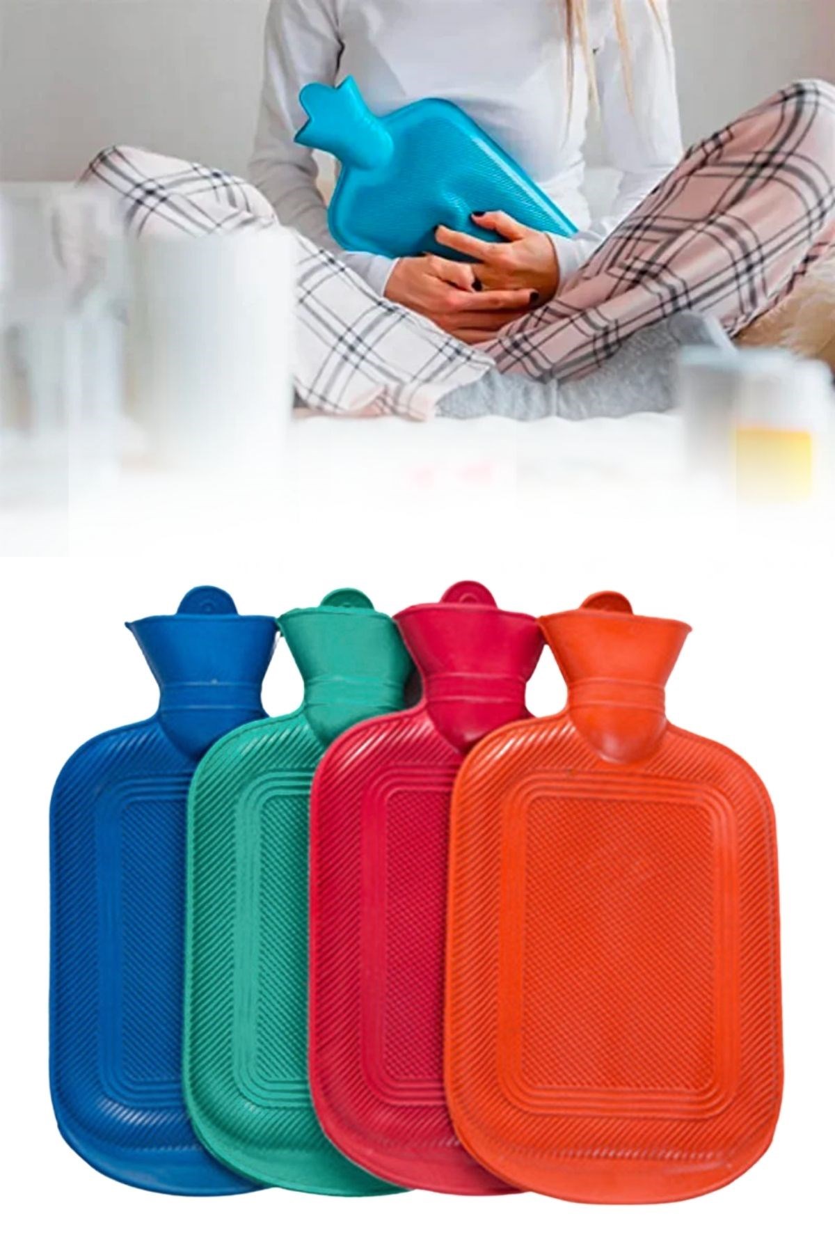 2 Litre Sıcak Su Torbası 1. Sınıf Kauçuk Malzeme — Veyo — görsel 6