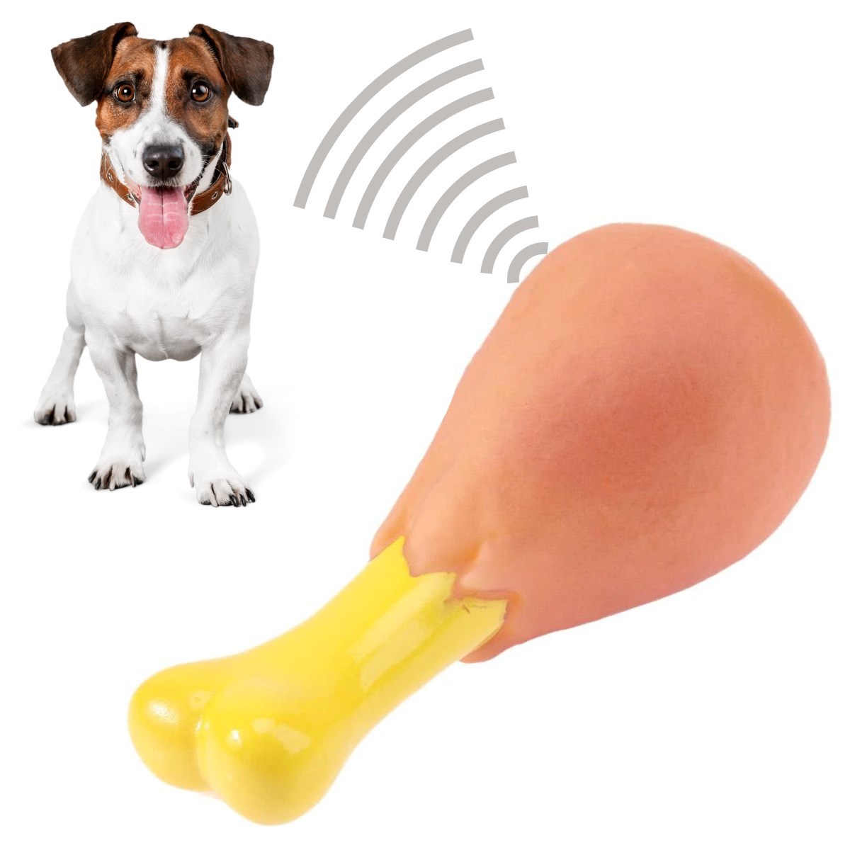 Köpekler İçin Oyuncak Tavuk Budu — Veyo