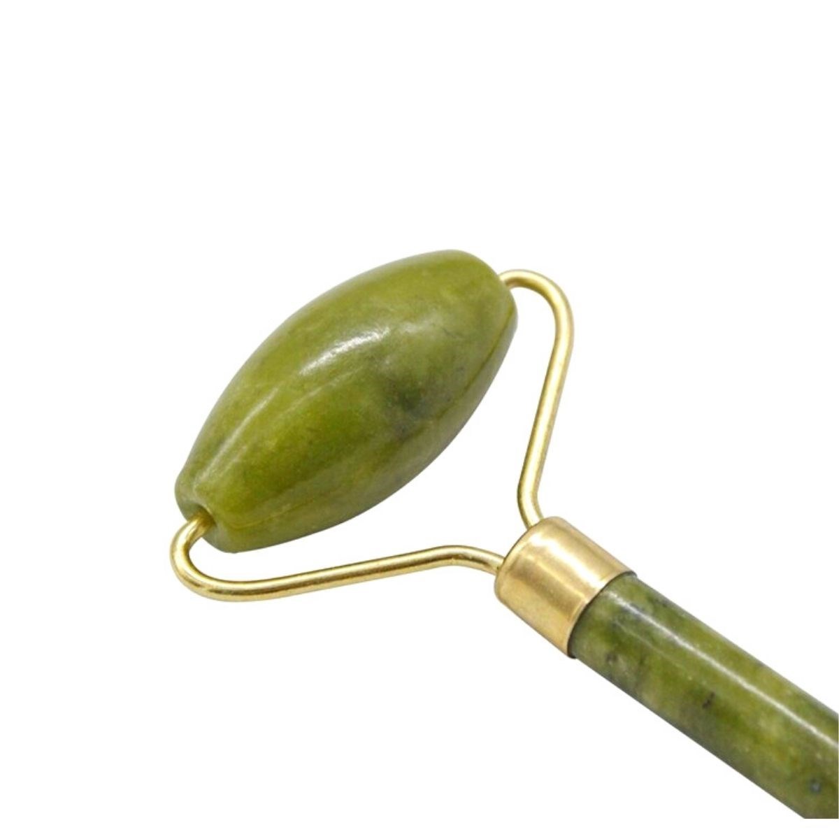 Özel Süngerli Kutusunda Kırılmaz Çift Taraflı 2li Cilt Yüz Masaj Aleti Jade Roller Yeşim Taş — Veyo — görsel 8