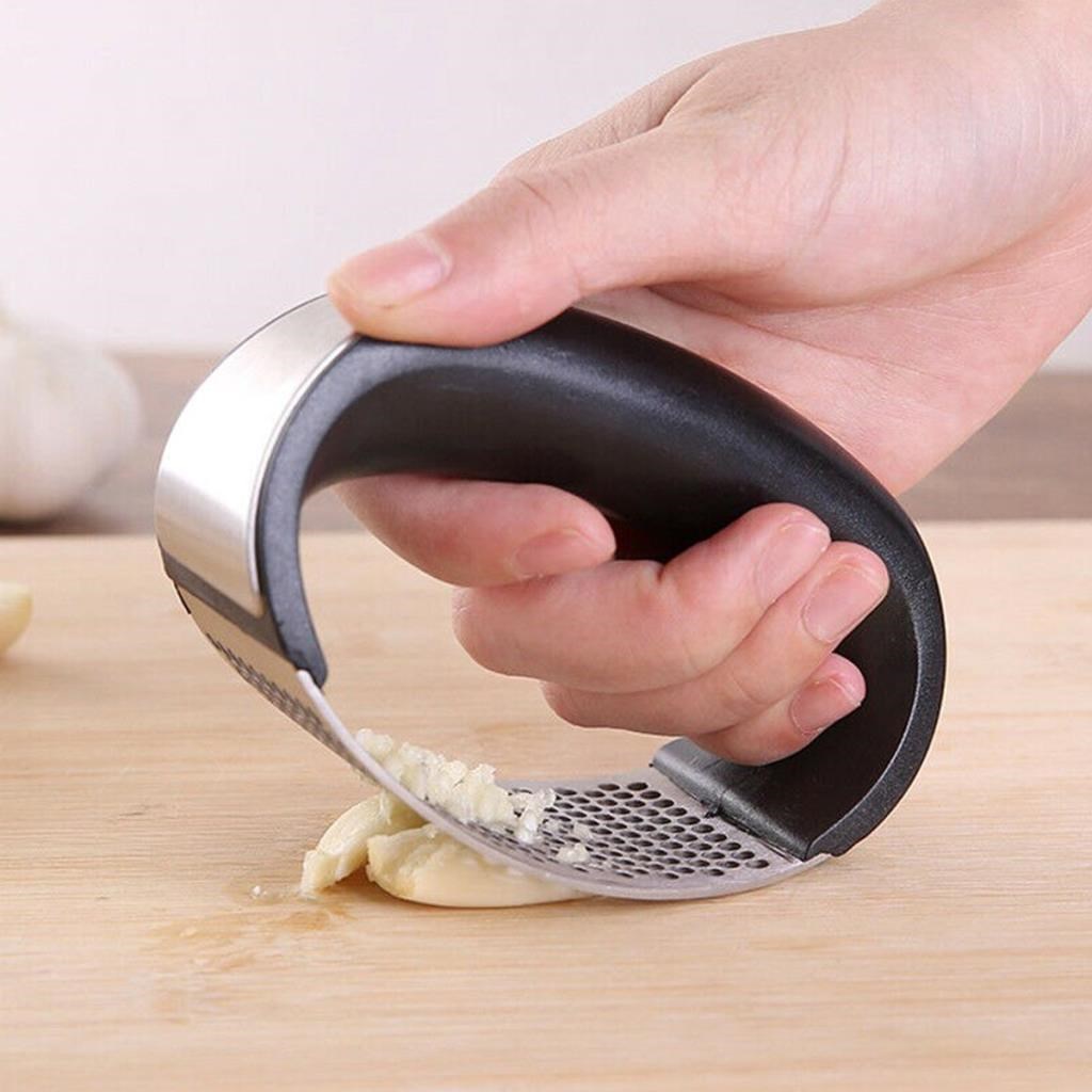Yeni Sarımsak Ezici Paslanmaz Çelik Garlic Press — Veyo — görsel 3