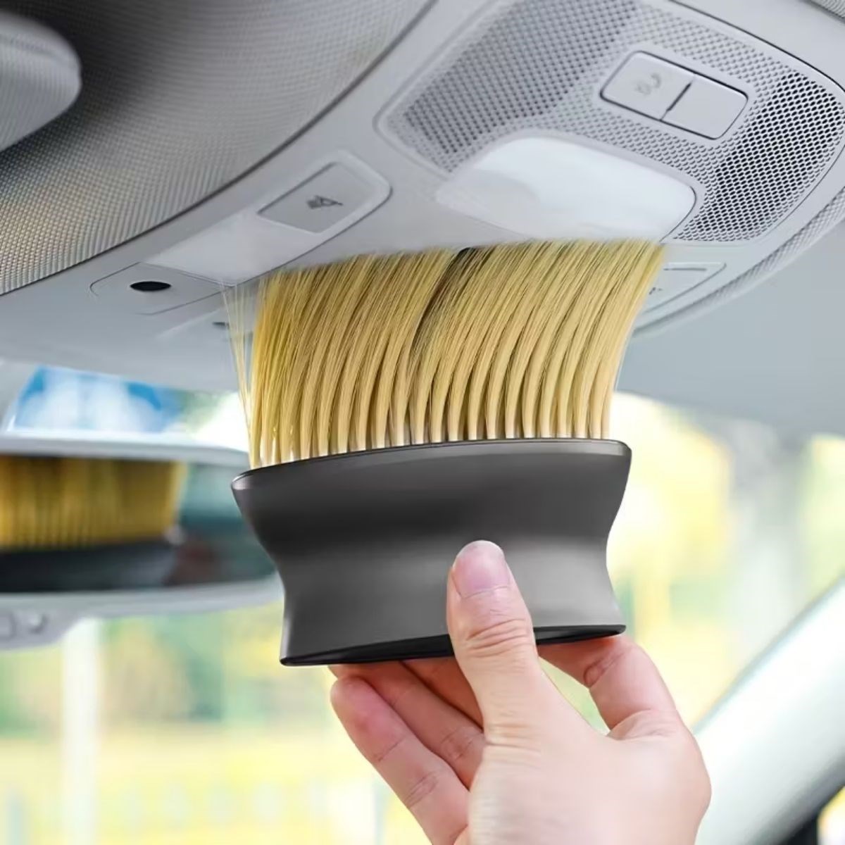 Yumuşak Kıllı ve Ergonomik Saplı Araç İçi Detaylı Toz Temizleme Fırçası — Veyo — görsel 4