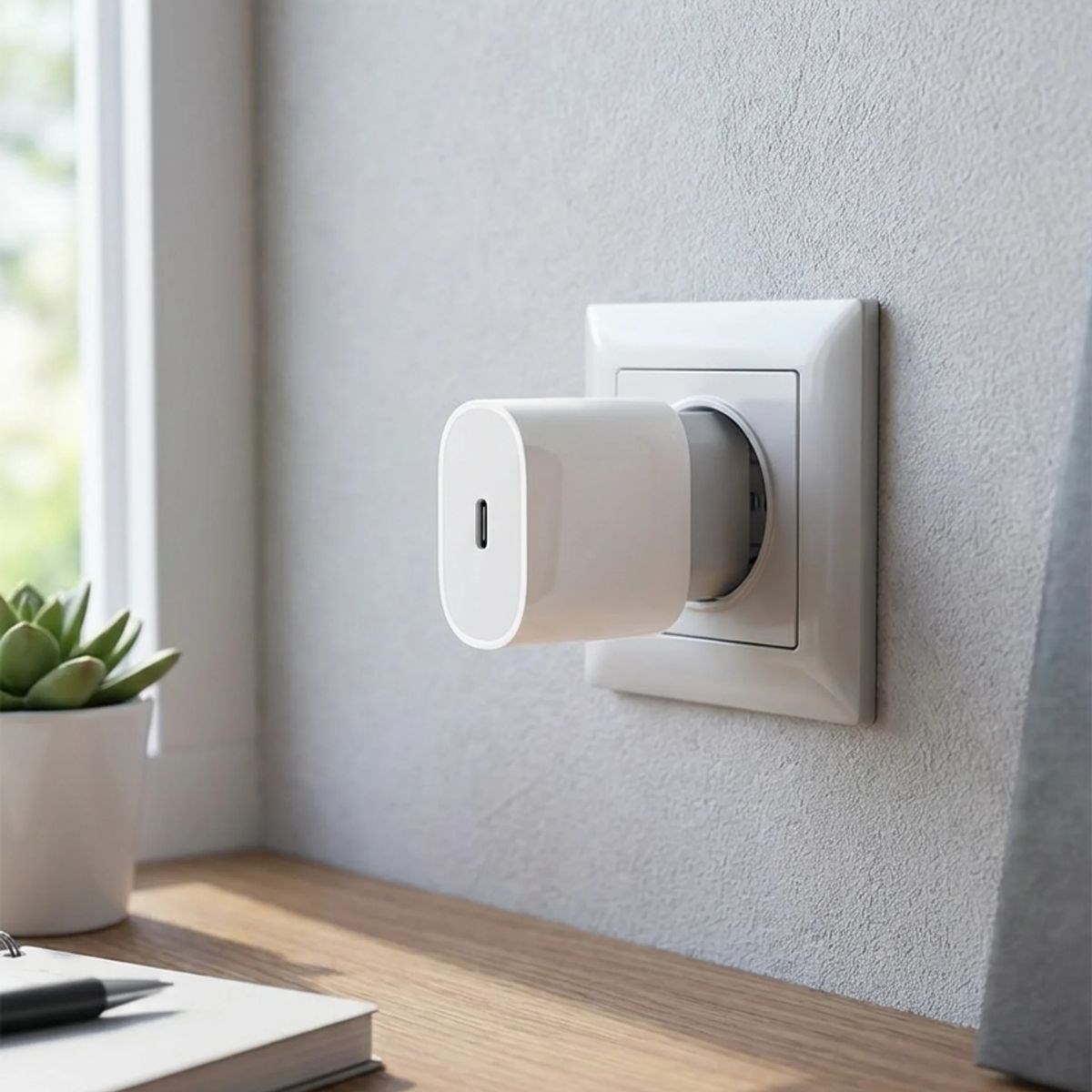 20W USB-C Hızlı Şarj Adaptörü – Power Delivery (PD) Destekli Güç Adaptörü, Güvenli Şarj Başlığı — Veyo — görsel 2