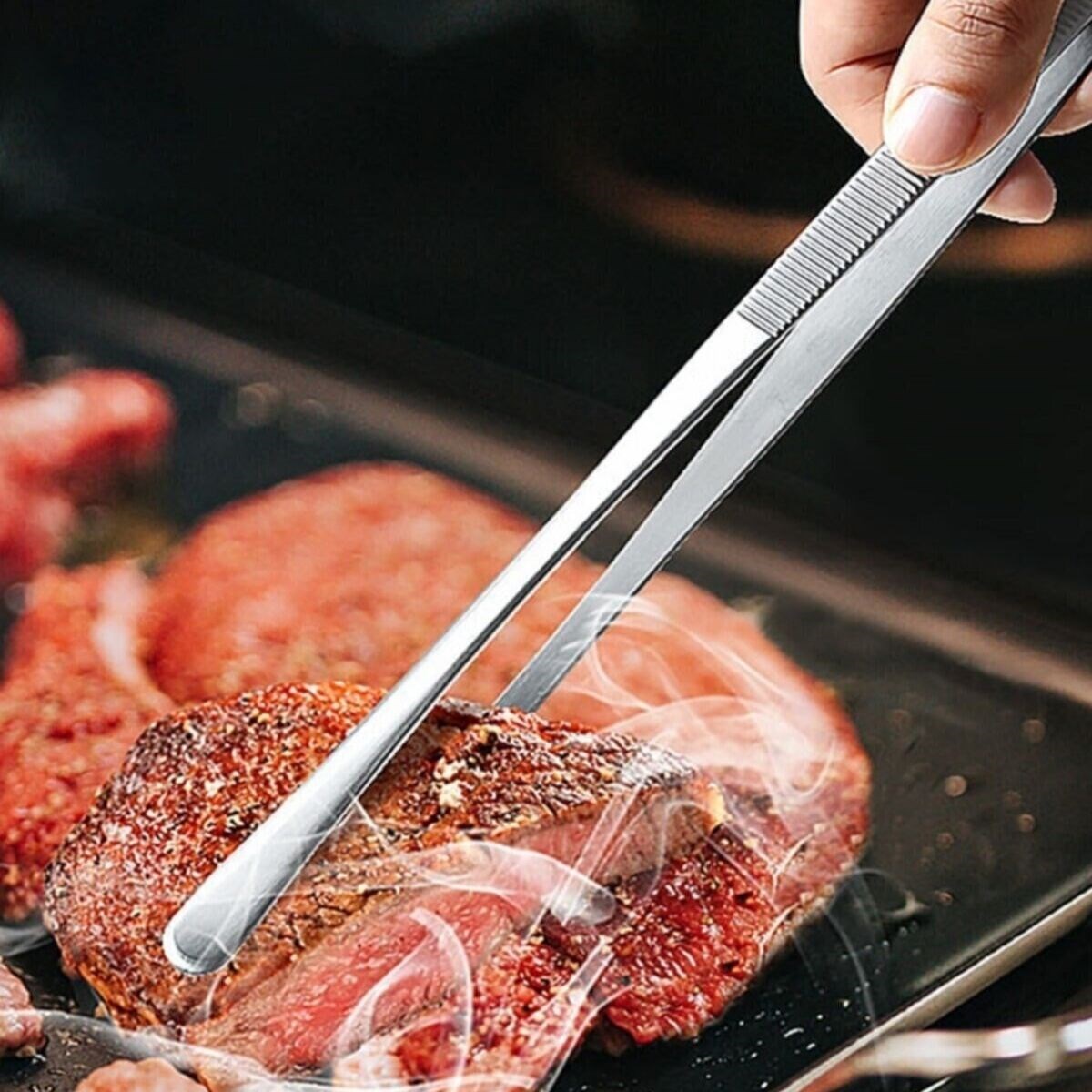 Yiyecek Servis Maşası Air Fryer Master Chef Şef Cımbızı Et Kızartma Barbekü Aleti 30 Cm — Veyo — görsel 4