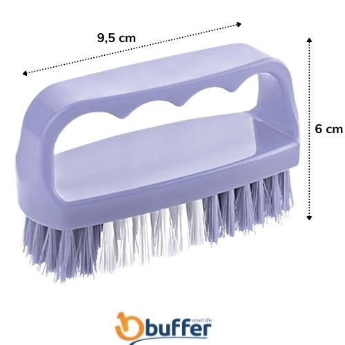 Tutamaçlı Plastik Pratik Tırnak ve Kıyafet Yaka Temizlik Fırçası- TP-113 — Veyo — görsel 5