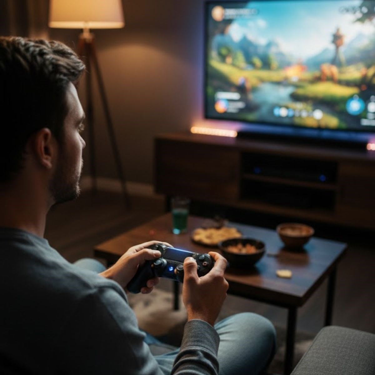 Bluetooth Kablosuz Gamepad – Ergonomik Tutuş, Hassas Analog Joystick, PC & Mobil Uyumlu Oyun Kolu — Veyo — görsel 3