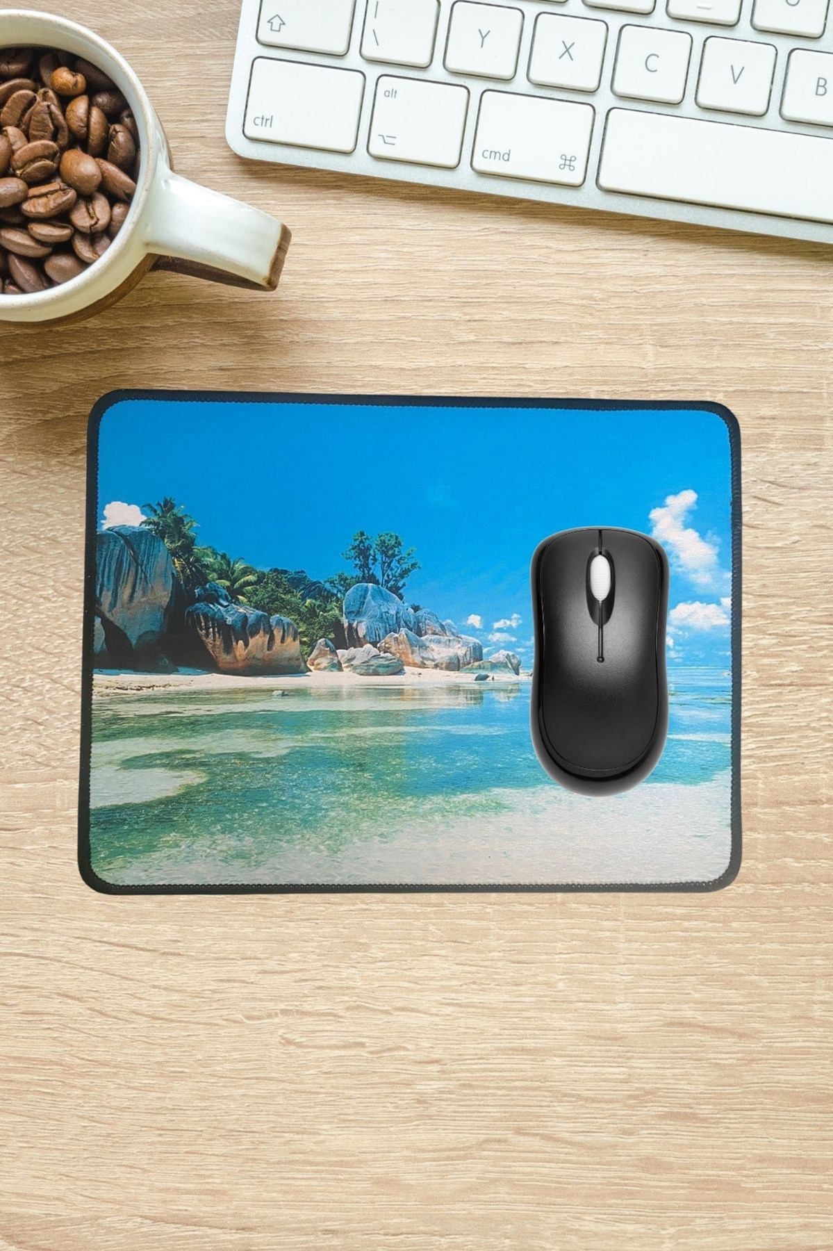 25x32 cm Küçük Boy Mouse Pad Manzara Ada — Veyo — görsel 6