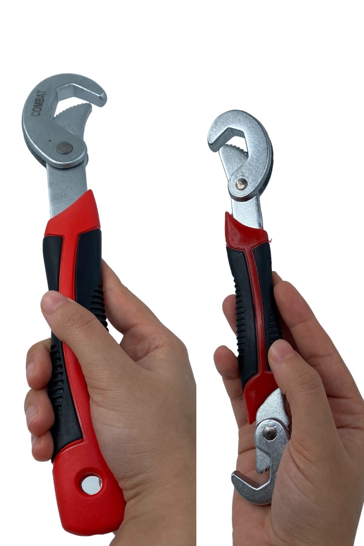 Çok Fonksiyonlu Ergonomik Ayarlanabilir Büyük Küçük Akıllı Pense Anahtar 2li Set — Veyo — görsel 6