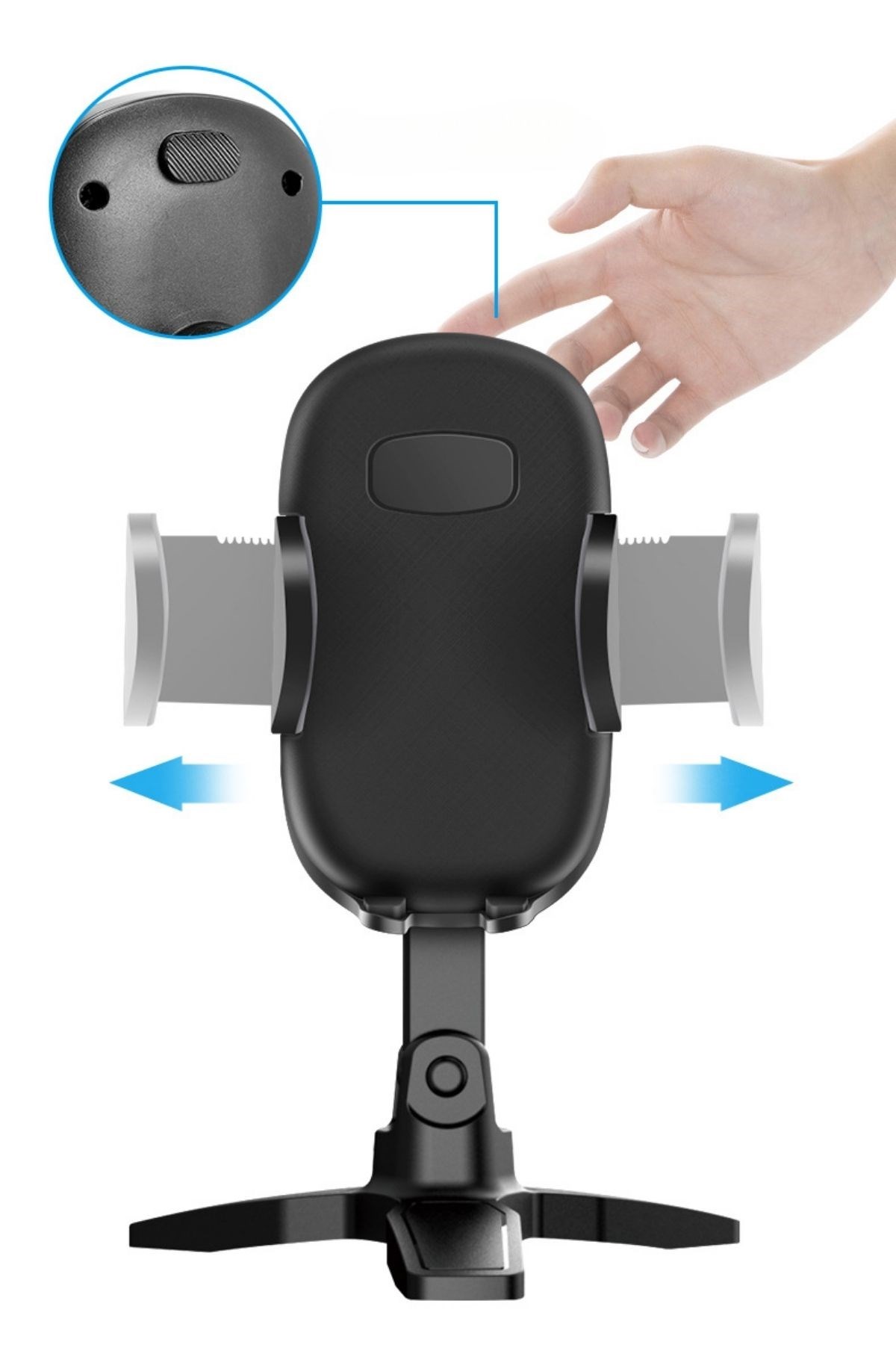 Masaüstü Telefon Standı 360 Derece Dönebilen Başlıklı Ayaklı Telefon Tripodu — Veyo — görsel 8