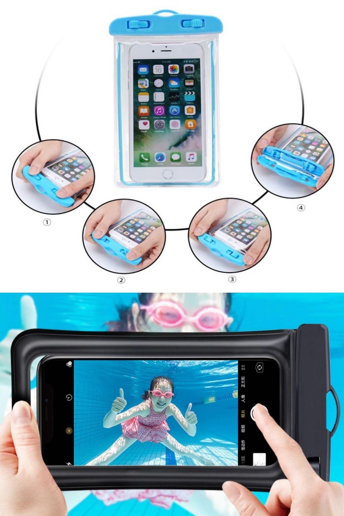 Bisiklete Takılan Su ve Yağmur Gerirmez Telefon Kılıfı Universal — Veyo — görsel 8