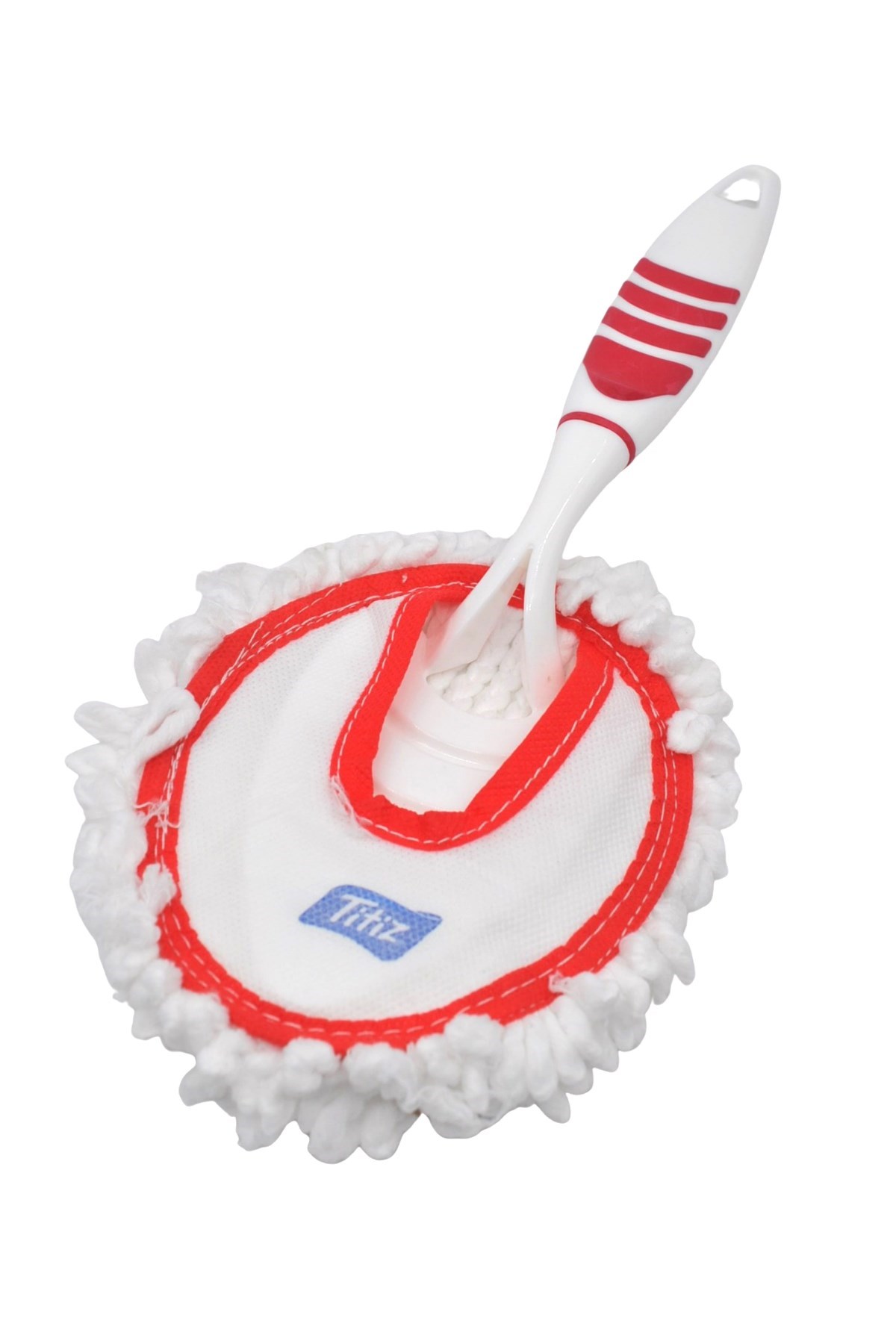 Mikrofiber Duster Toz Leke Kir Alıcı Temizleyici Tutacaklı Temizlik Bezi Aparatı Malzemesi — Veyo — görsel 6