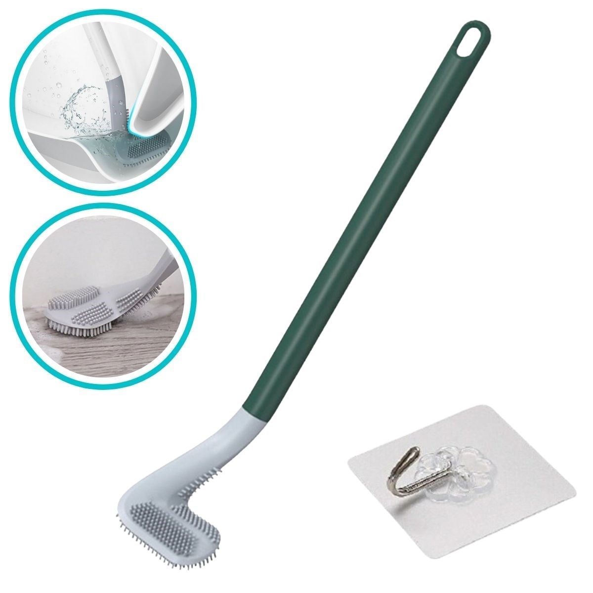 ANKAVERSE® golf tasarımlı silikon tuvalet fırçası