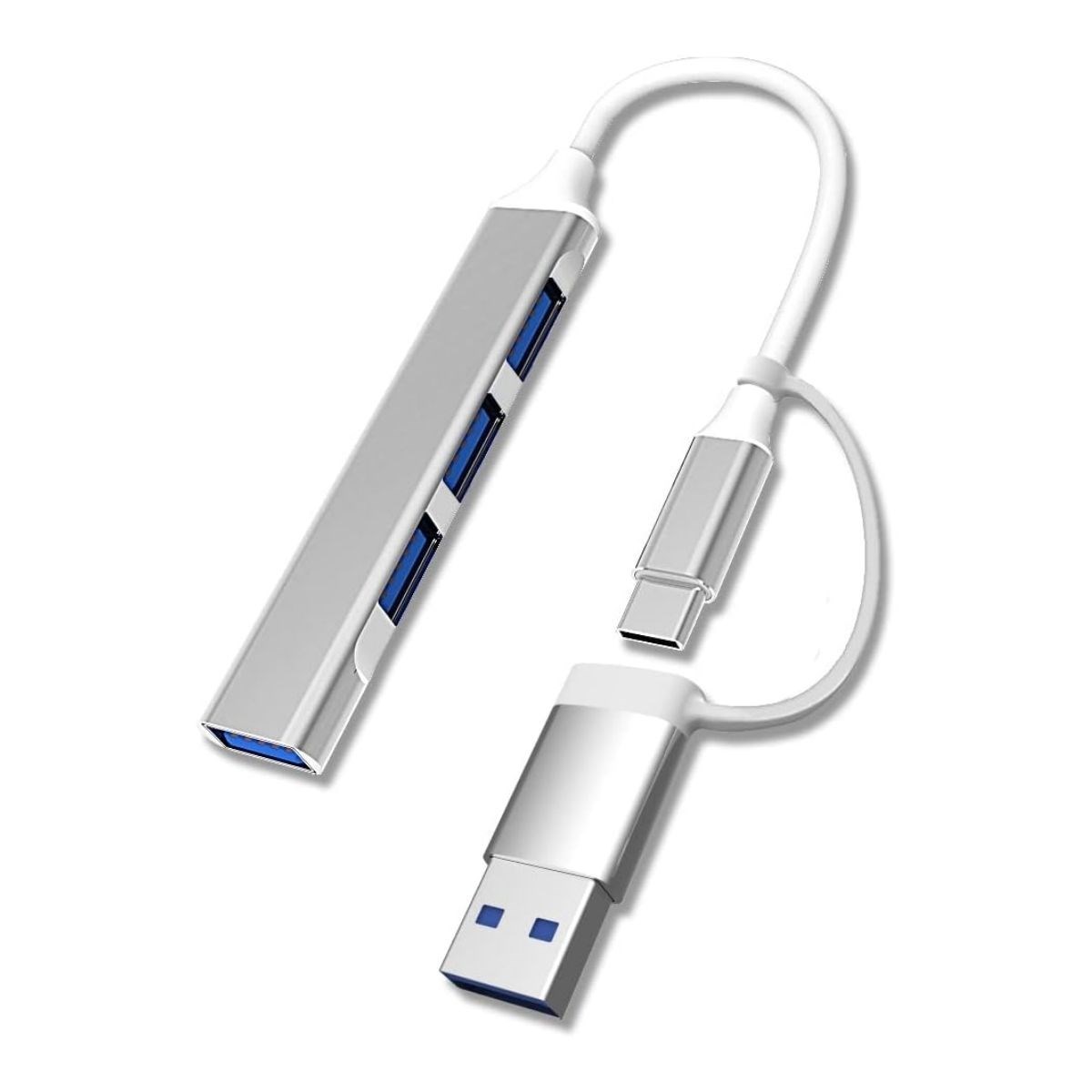 4 Port'lu Bağlantı İstasyonu Ultra İnce USB Bölücü TYPE-C tipi Çoklu Arayüz Adaptörü Multi Usb Çoklayıcı — Veyo