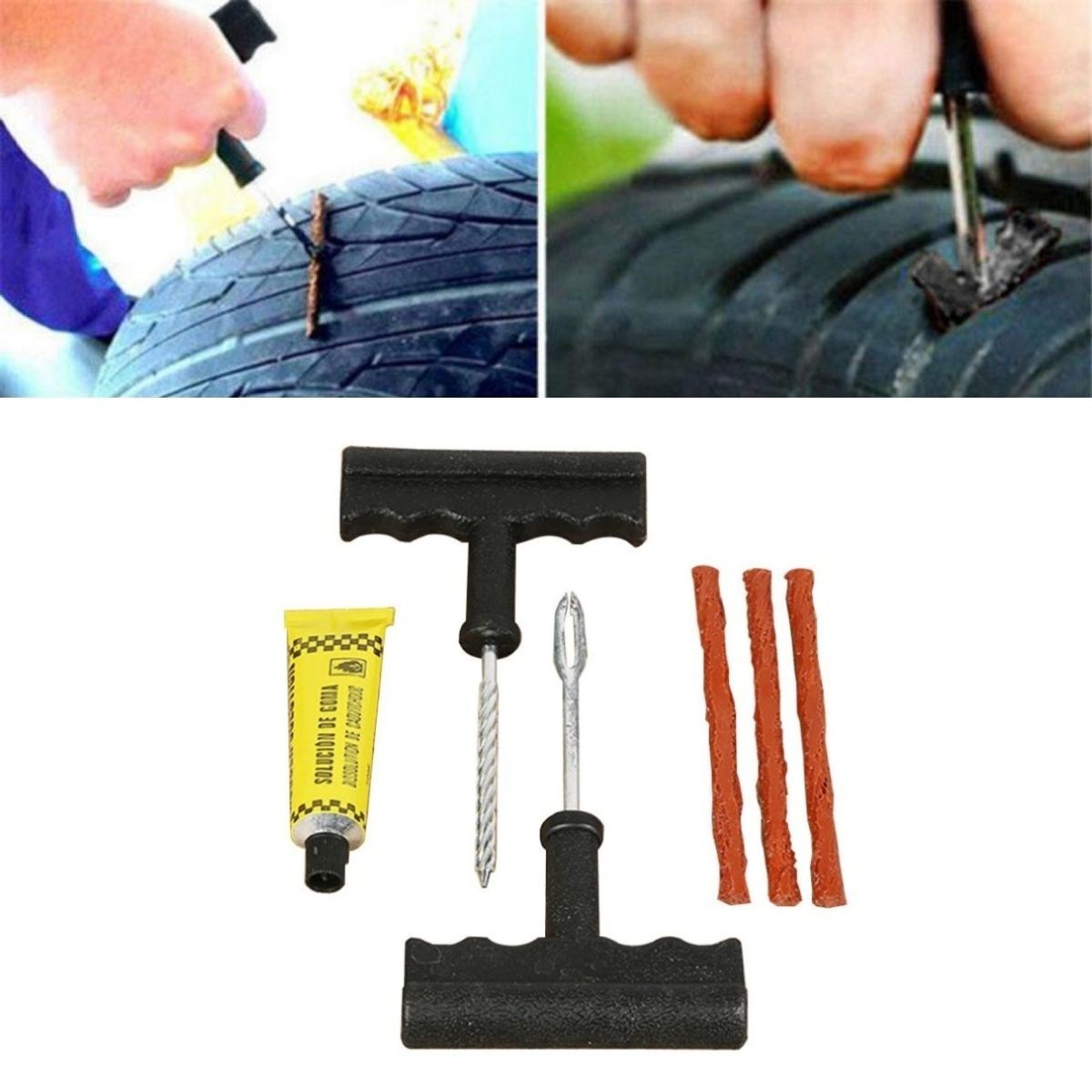 6 Parça Araba Motosiklet Otomobil Bisiklet Lastik Tamir Kiti Araç Bakım Seti — Veyo