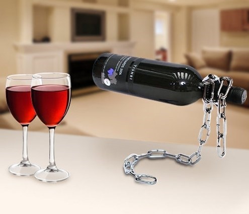 Sihirli İlüzyon Zincir Uçan Şişe Eşya Tutucu Aparat Chain Holder — Veyo — görsel 2