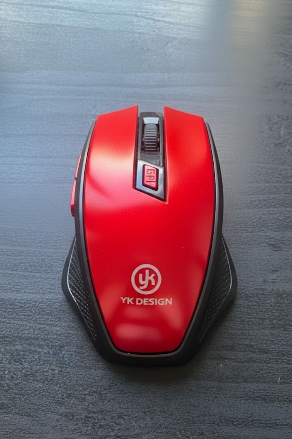 Kırmızı Renkli Baş Parmak Destekli Ergonomik Sessiz Kablosuz Mouse – USB Alıcılı, Ofis ve Oyun İçin Konforlu Bilgisayar Faresi MS6300 — Veyo — görsel 8