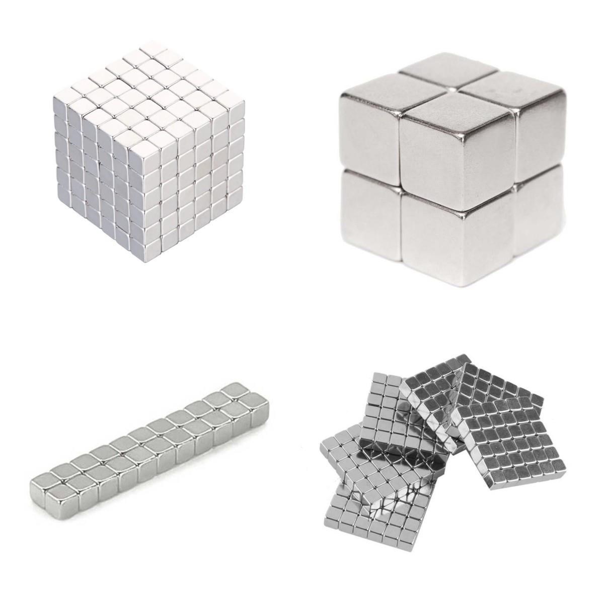 Neodyum Mıknatıslı Üç Boyutlu Puzzle Oyuncak Güçlü Manyetik Küp Seti Zihin Geliştirici Hediyelik