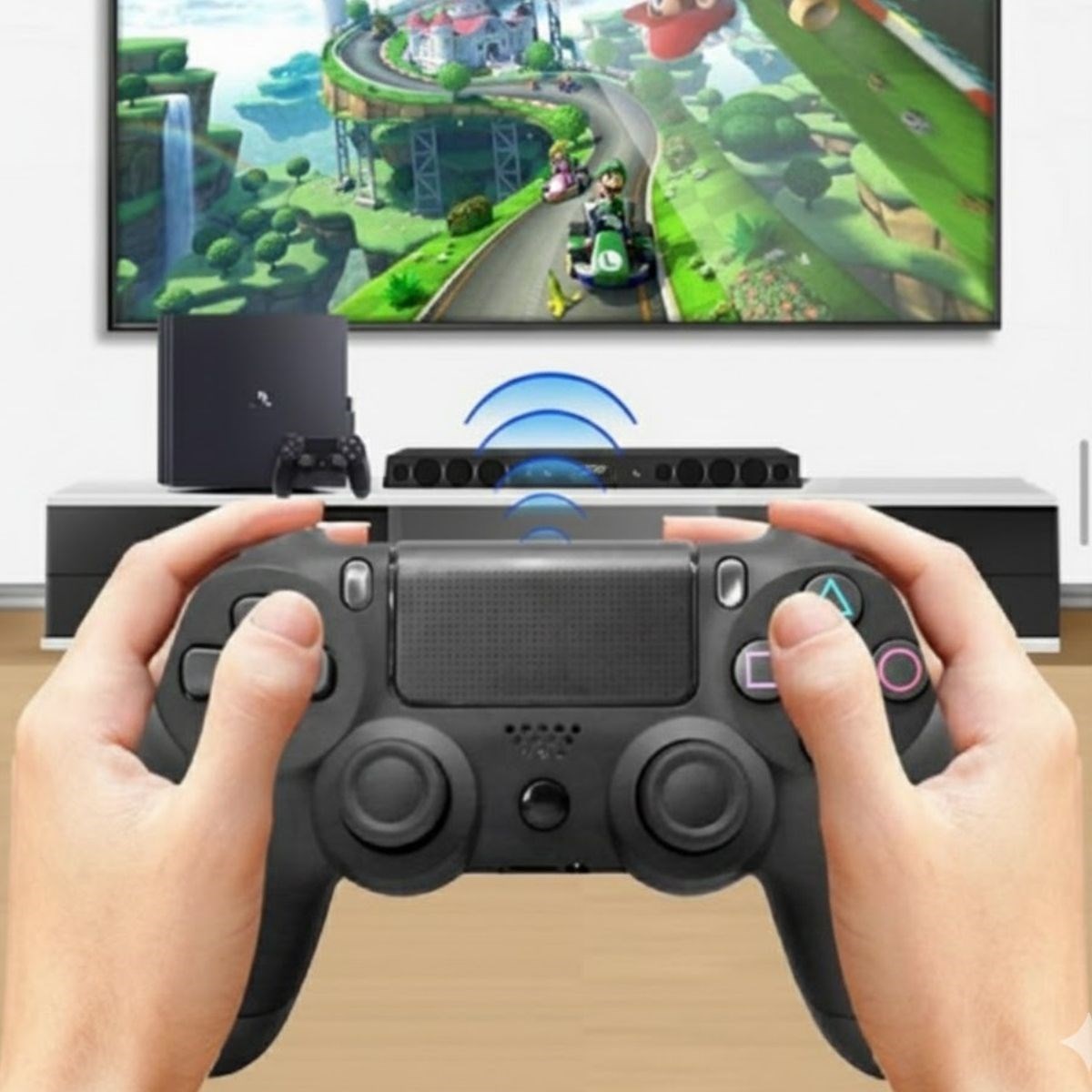 Bluetooth Kablosuz Gamepad – Ergonomik Tutuş, Hassas Analog Joystick, PC & Mobil Uyumlu Oyun Kolu — Veyo — görsel 5