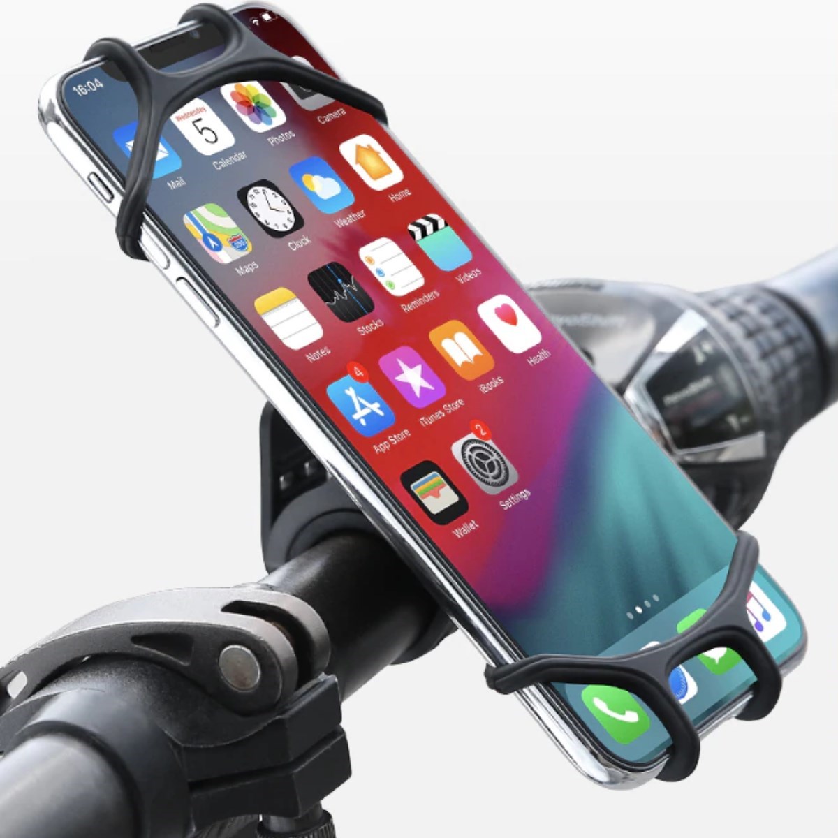 Universal Bisiklet Motosiklet Çocuk Arabası Silikon 360 Derece Telefon Tutucu Tüm Modellerle — Veyo — görsel 4
